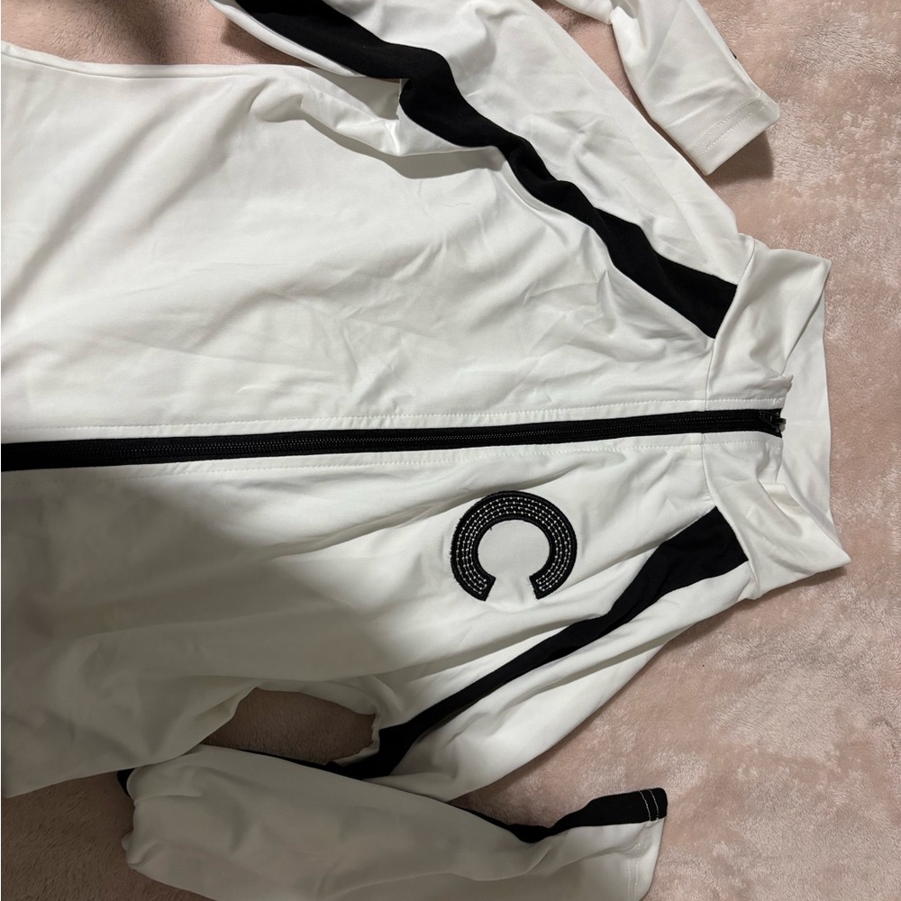 SHEIN White and Black Jacket